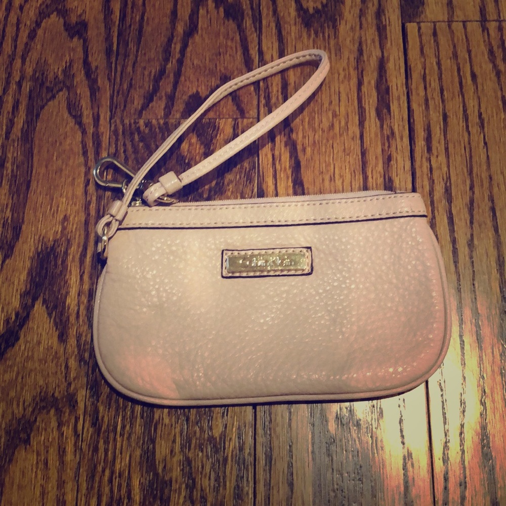 Calvin Klein Pink Wristlet